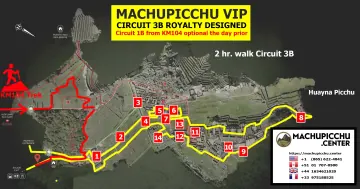 Circuit 3B du Machu Picchu, itinéraire VIP conçu par la royauté Machu Picchu Circuit 3B Royalty Designed Route VIP